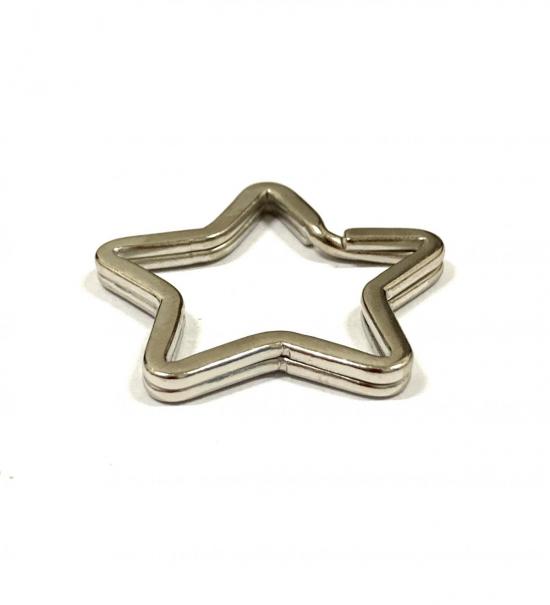 Кольцо для ключей - звездочка