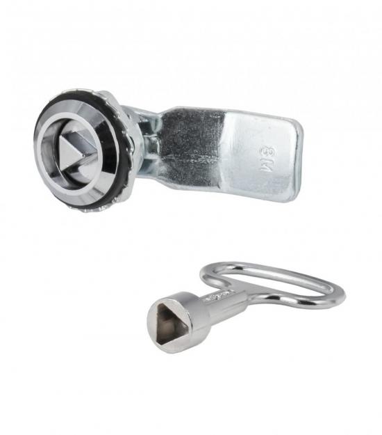 Замок щитовой с треугольным ключом